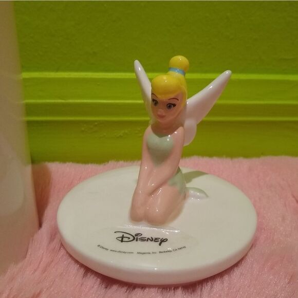 Rae Dunn Disney Tinkerbell Ceramic Cookie Jar - Picture 4 of 5